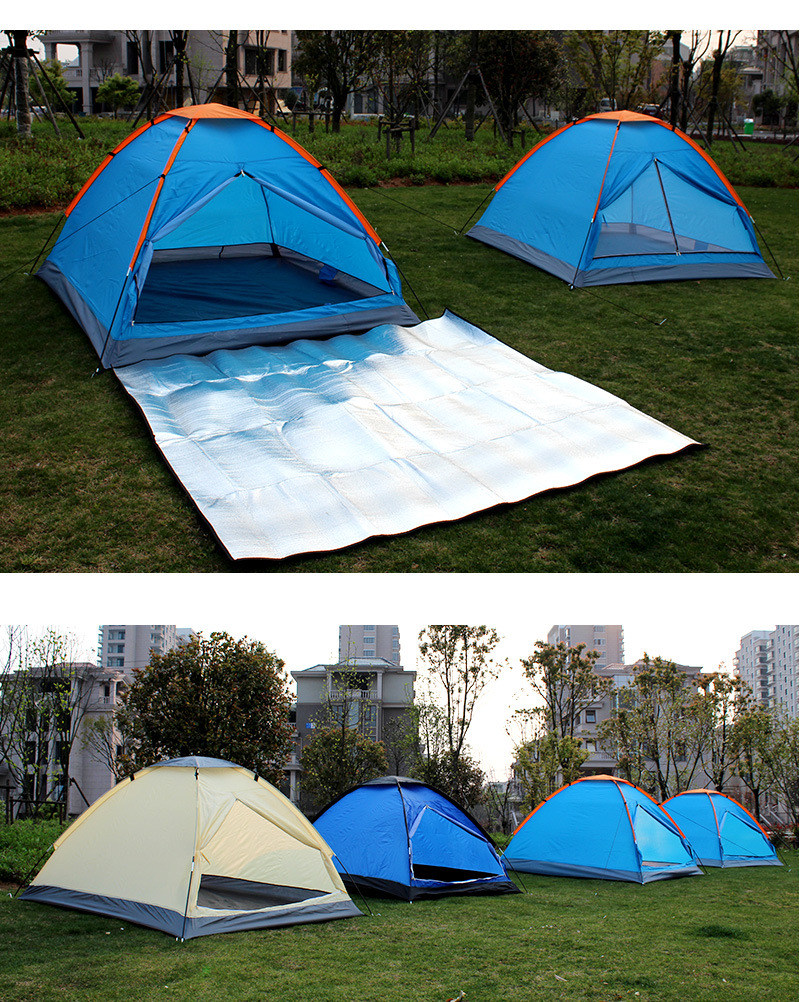 Tenda  Camping  Outdoor Tent Single Layer 3 4 Orang 